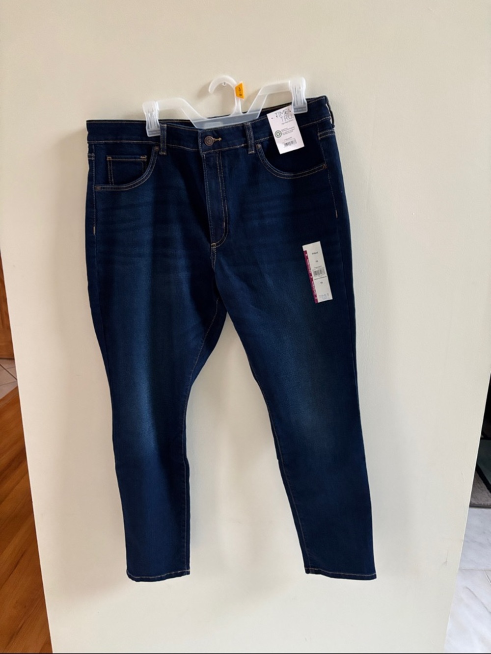 Time and Tru Women's Skinny Jeans in Dark Blue